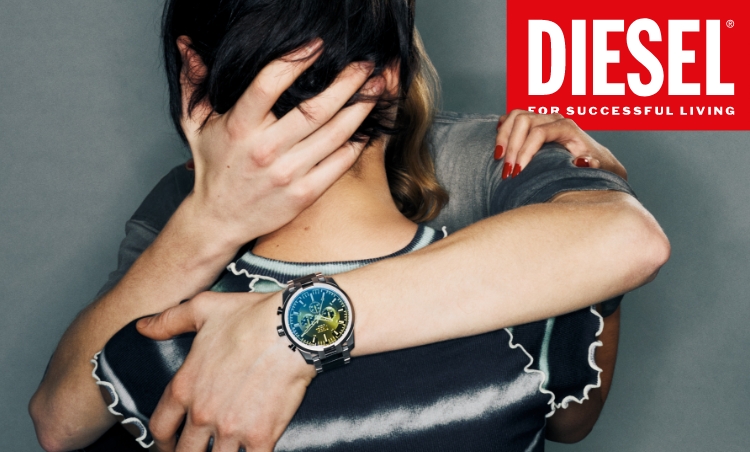 Diesel DZ4627 Spiked Two Tone Bracelet Watch - W11271 | F.Hinds Jewellers