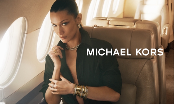 Michael Kors Womens MK5237 White Ceramic Runway Gold Glitz Watch   swoveldirectcom